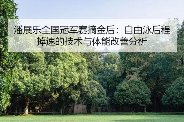 潘展乐全国冠军赛摘金后：自由泳后程掉速的技术与体能改善分析